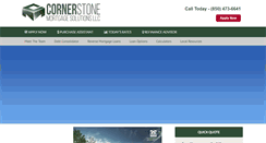Desktop Screenshot of choosecornerstone.com